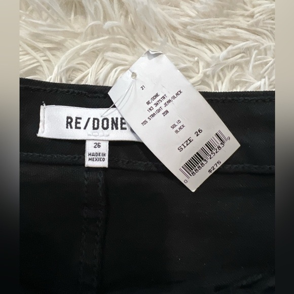 Re/Done 70s Straight Jeans - Size 26 - NWT - Picture 4 of 6